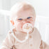 Ryan & Rose Cutie Clip Braiden Pacifier Clip - Braided Silicone (Sandbox)...
