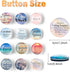 12Pcs Inspirational Fridge Magnets, Motivational Quote Glass Refrigerator Magnets, Crystal Fridge Magnets Decorative for Kitchen, School, Office W...