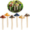 Garden Decor Mushrooms, Ceramic Mushroom for Garden Fairy Yard Decoration DIY Ornament for Dollhouse Potting Shed Flowerpot Plants Lawn Garden Out...