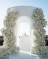 Kimura's Cabin 6pcs Fake White Flowers Artificial Silk Hydrangea Flowers Bouquets Faux Hydrangea Stems for Home Table Centerpieces Wedding Party D...