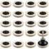 Rocaris 20 Pcs 2 Inch Compressed Wool Fabric Disc Polishing Buffing Pads Wheels Disc Pad Holder with 1/4" Shank Perfect for Cleaning Polishing San...