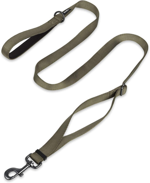 Hyhug Pets Upgraded Adjustable 6 Feet Leash with Super Soft Neoprene Padded Handle - Tough Nylon Lead for Medium Large Giant Female Dogs Training ...