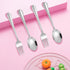 LIANYU 16-Piece Kids Childrens Silverware Set, Include 8 Kids Spoons and 8 Kids Forks, Stainless Steel Toddler Utensils Flatware Set, Child Cutler...