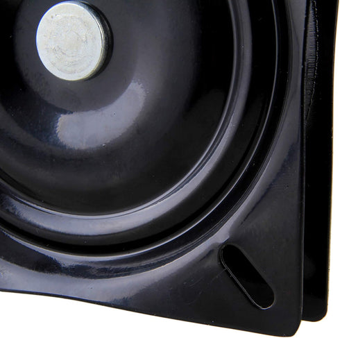 BQLZR 6.1 inch A3 Steel Plate Black Ball Bearing Square Swivel Chair Swivel Turntable for Bar Stool Chair...