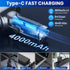 Wireless Handheld Car Vacuum Cordless,15000PA High Power Portable Vacuum Cordless,3-IN-1Mini Portable Car Vacuum Cordless for Car,Office,Home Clea...