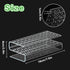 44 Holes Carts Display Stand Acrylic Pen Desk Organizer Stand Transparent Pen holder Pencils Markers Desk Stand Organizer Box Bins Pens Storage Ra...
