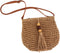 Fashionable Straw Crossbody Bag for Women, Spacious Hand-Woven Purse with Classic Satchels, Rattan Handbag for Beach...