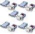 5Packs New DB9 Breakout Serial adapters,DB9 Female RS232/RS485 Screw Connectors,D-SUB 9-pin Adapter to Terminal Connector Signal Module with Screw...