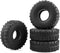 RC 1.0 Crawler Tires Mud Tire Upgrades for 1/18 TRX4M 1/24 SCX24 Bronco Gladiator Deadbolt Truck,58 * 22mm...