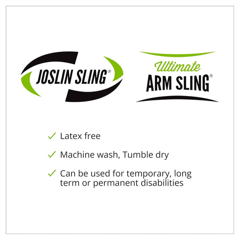 Brownmed - Joslin Sling Ultimate Arm Sling - Arm Sling for Men & Women to Support Shoulder, Elbow, or Wrist Injury - Arm Immobilizer, Shoulder Sta...