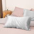EXQ Home Satin Pillowcase for Hair and Skin,Grey Pillow Cases King Size Pillow Case Set of 2 Satin Pillow Covers with Envelope Closure Silver Grey...