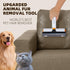 Roller Pet Hair Remover Reusable Lint Roller for Pet Hair Portable Cat and Dog Hair Remover Animal Fur Removal with Self-Cleaning Base for Couch, ...