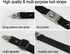 3 Pack Child Safety Strap Locks, Baby Proofing Multi Use Latches, Adhesive No Drill, Heavy Duty Adjustable Length Strap with Rotating Release Buck...