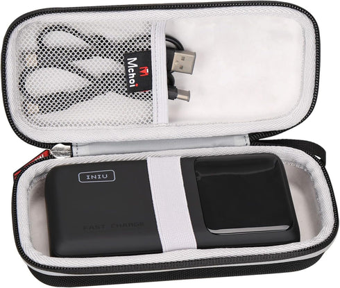 Mchoi Hard Case Suitable for INIU Power Bank, 25000mAh 65W USB C Laptop Portable Charger, Waterproof Shockproof Power Bank Carrying Protective Cas...