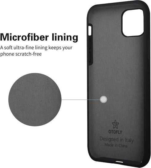 OTOFLY Compatible with iPhone 11 Case,Ultra Slim Fit iPhone Case Liquid Silicone Gel Cover with Full Body Protection Anti-Scratch Shockproof Case ...