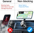 ?2-PACK? Magnetic Phone holder for Car Vent,?Upgraded Clip?car vent magnetic phone mount, ?Strong Magnet ?? 360° Rotation ?Magnetic Air Vent Phone...