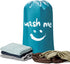 HOMEST 2 Pack XL Wash Me Travel Laundry Bag, Dirty Clothes Organizer, Large Enough to Hold 4 Loads of Laundry, Easy Fit a Laundry Hamper or Basket...