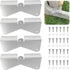4 Pcs Gutter Extension Hinge, Gutter Downpipe Extension Hinge, Downspout Extension Flip-Up Hinge,Easy DIY Install on Any Size Rectangle or Square ...