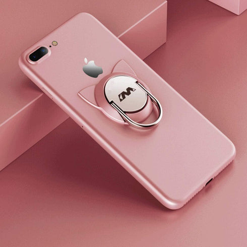 Cat Phone Ring Holder for Magnetic Car Mount,Fonessary 360 Rotation Metal Phone Pop Ring Grip Kickstand for Smartphones(3Pack)......