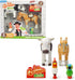 TOYMAKER La Granja de Zenon Bartolito Vaca Lola Farm Animal Dolls Toys for Ages 2-4 Building Block Figures Set with Spanish Music Box as Birthday ...