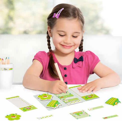 4 Pack Cute Sticky Notes Set, 240 Sheets/Pad Kawaii Self-Stick Note Pads Cartoon Series Sticky Notes Memo Pads for Teacher Students Gifts School O...