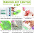 Kaliosy 5D DIY Diamond Art Kits for Adults Halloween by Number Kits, Diamond Painting Thanksgiving Pumpkin Turkey Full Drill Arts Wall Decoration ...
