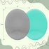 S&T INC. Exfoliating and Massaging Cradle Cap Bath Brushes for Baby, Silicone - 2 Inch x 2.5 Inch, Grey and Teal, 2 Pack...