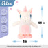 Hopearl Talking Unicorn Repeats What You Say Walking Electric Interactive Animated Toy Speaking Plush Buddy Gifts for Toddlers Birthday, 9.5''...
