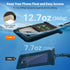 F-color Waterproof Phone Pouch - Floating with Sponge Air Cushion - IPX8 Waterproof Phone Case for iPhone 15 Pro Samsung S23 Up to 7", 12.7oz Buoy...