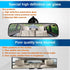 9.8'' Car Rear View Mirror with Suction Cup, Anti Glare Adjustable Auto Interior Rearview Mirror, HD Thickened Vehicle Inside Mirror Reduce Blind ...