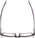 BLUELESS Reading Glasses Women - Fashion Ladies Readers(Black/Purple, 0.00)...