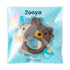 Baby Silicone Teething Toys - 2Pcs Brown Bear Mouse Baby Soothe Teething Chew Toys Infants Soft Teether Toys Toddler Bear and Mouse Design Toy Bab...