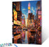 Tucocoo New York Street Landscape Paint by Bumbers for Adults Time Square Street Scenery DIY Paint by Numbers Acrylic Paint Canvas City View Scene...