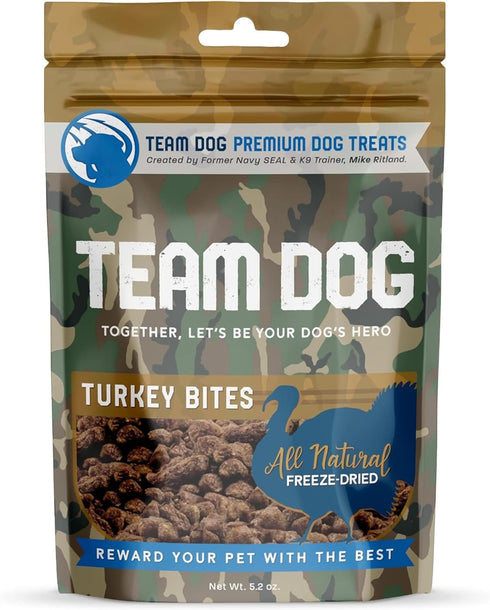 Freeze Dried Turkey Dog Treats for Training | Healthy Gluten Free, Grain Free Dog Treats | No Added Fillers, Flavoring or by-Products | for All Br...