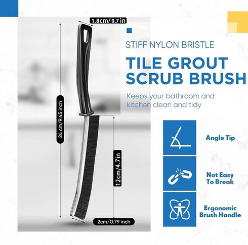 3Pcs Crevice Cleaning Brush Hard Bristle Crevice Cleaning Brush New Multifunctional Corners Cleaning Brush Tool Thin Gap Brush Grout Cleaner Brush...