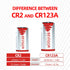 CR2 3v Lithium Battery 6 pack, CR15h270, cr2 battery, Long Lasting Power, High Performance for Range Finder, and more...