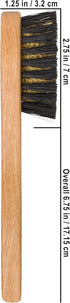 Redecker Wire and Natural Pig Bristle Suede Brush with Oiled Oakwood Handle, 6-7/8-Inches...