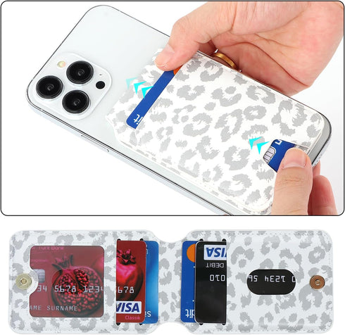 Cavor Magsafe Wallet for Apple Wallet Magsafe Magnetic Phone Magsafe Wallet 14 Pro Max/14 Pro/14/14 Plus/13/12 MagSafe Card Holder,Phone Wallet St...