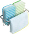 KESOL Adhesive Kitchen Sink Sponge Holder + Dish Cloth Hanger + Soap Holder, 2-in-1 Kitchen Sink Caddy, 304 Stainless Steel Rust Proof, Water Proo...