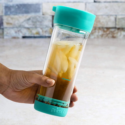 Primula Press & Go Iced Tea Brew Tumbler 16 oz, Teal...