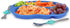 Kids Divided Plate with Utensils - Children's Meal Set with Plate, Fork and Spoon - Ocean...