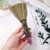 Natural Crystal Magic Sweeper Coloured Fluorite Tower Broom 7.08"-7.87" Healing Crystal Point Witch Altar Supplies for Crystal Therapy Cleaning Be...