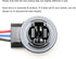 Muzzys - Set of 2-3157/4157 Wire Harness Pigtail Socket for LED and Standard Bulbs Turn Signal, Brake Light, DRL, Daytime Running Lights, Backup, ...