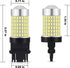 JDM ASTAR Extremely Bright 144-EX Chipsets 3056 3156 3057 3157 LED Bulbs with Projector for Backup Reverse Lights, Xenon White...