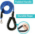5.9 FT Dog Leash with Comfortable Padded Handle Reflective Material Leash for Large and Small Dogs, Navy Blue...