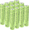 AAA Rechargeable Solar Light Batteries NiMh 1.2V 600mAh for Outdoor Garden Solar Lights, Battery String Lights Pre Charged(12 Pack)...