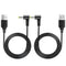 2 Packs USB DC Cables for Panasonic K2GHYYS00002 HD Camcorder, Ideal Power Supply Replacement Charger Charging Cords for HC-V180K HC-V380K HC-V770...