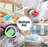 3 Pack Sponge Cleaning Brush Soft Foam Sponges Bottle Scrubber Dishwashing Brushes with Adjustable Long Plastic Handle for Home Kitchen Baby Bottl...