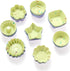 40PCS Silicone Cupcake Baking Cups Set Silicone Baking Cups For Baking, Including 8 Shapes Silicone Muffin Cups Cupcake Molds (Round, Square, Star...