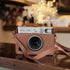 Rieibi Instax Mini EVO Case - Vintage PU Leather Protective Case for Fuji Instax Mini EVO Instant Camera - Removable Case with Adjustable Shoulder...